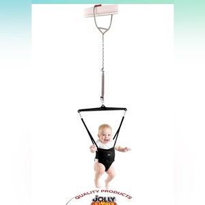 Jolly Jumper Doorway Swing Black